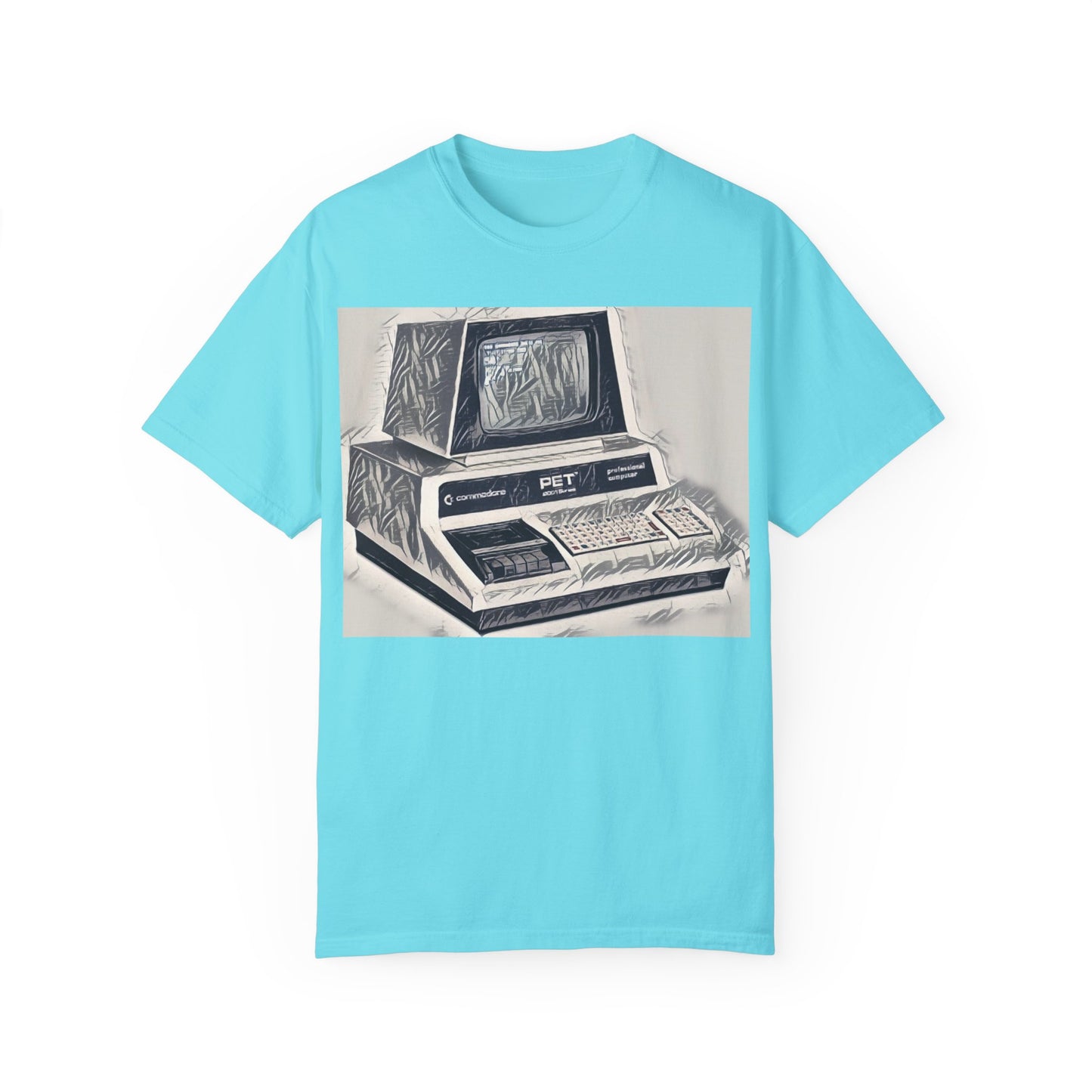 PET Computer T-Shirt - Ink Art Monochrome