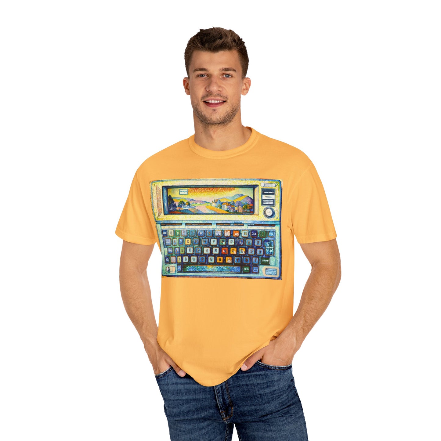 Classic Laptop PC T-Shirt - Paint Art Classic