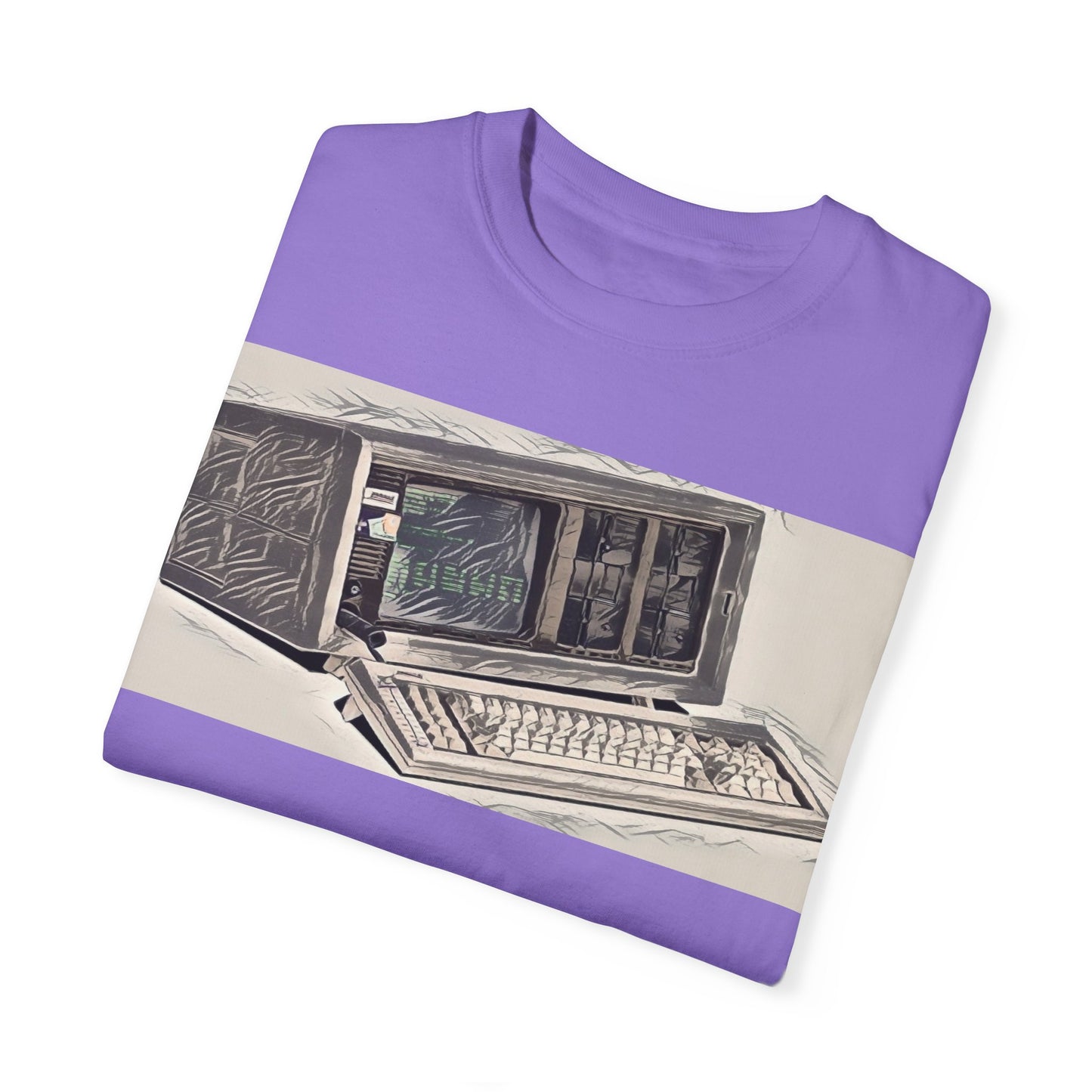 Classic Luggable PC T-Shirt - Ink Art Monochrome
