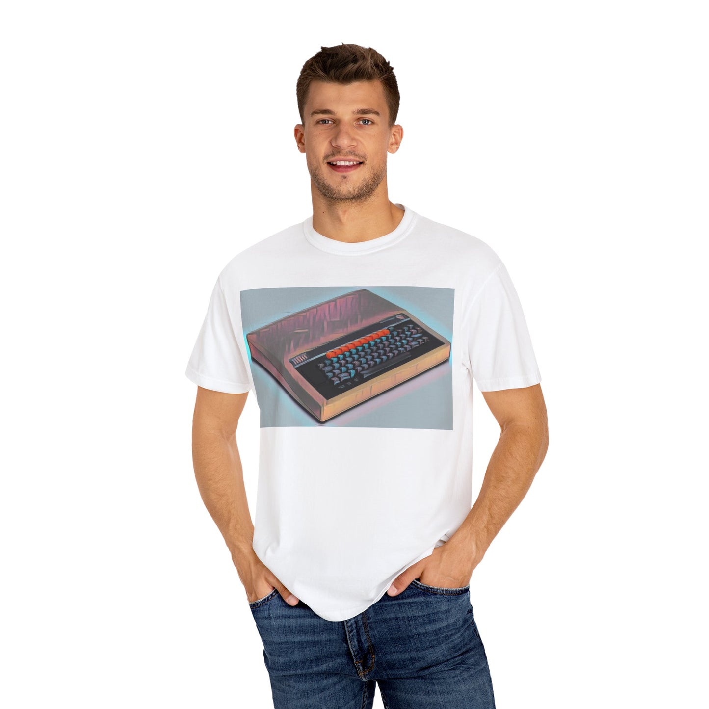 Classic Micro Computer T-Shirt - Modern Art Color