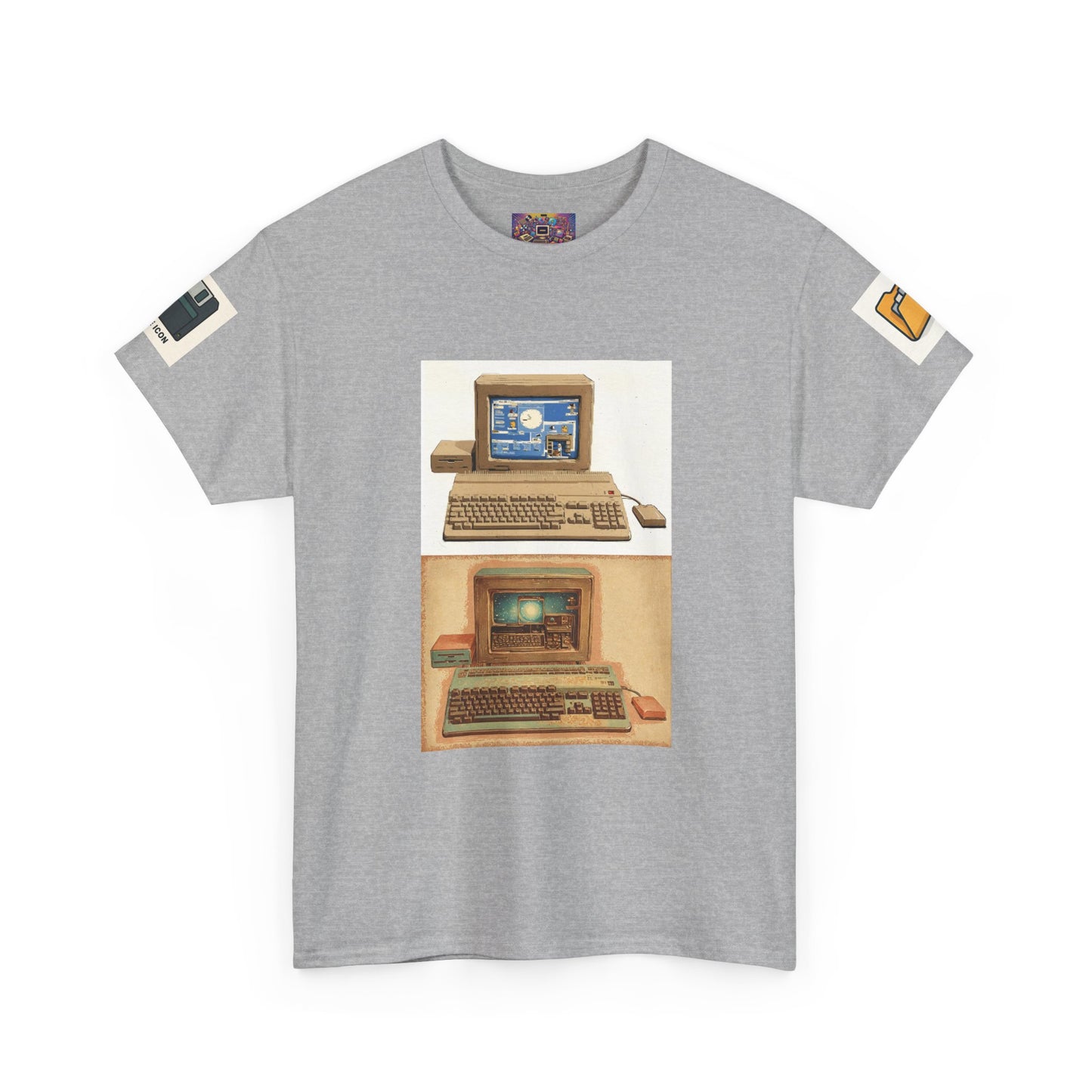 Retro Computer Tee — Vintage PC Graphic T‑Shirt for Tech Lovers