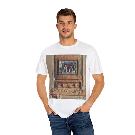 Classic business machine inspired T-Shirt  | Faded Print Art | Ideal for tech enthusiasts and collectors