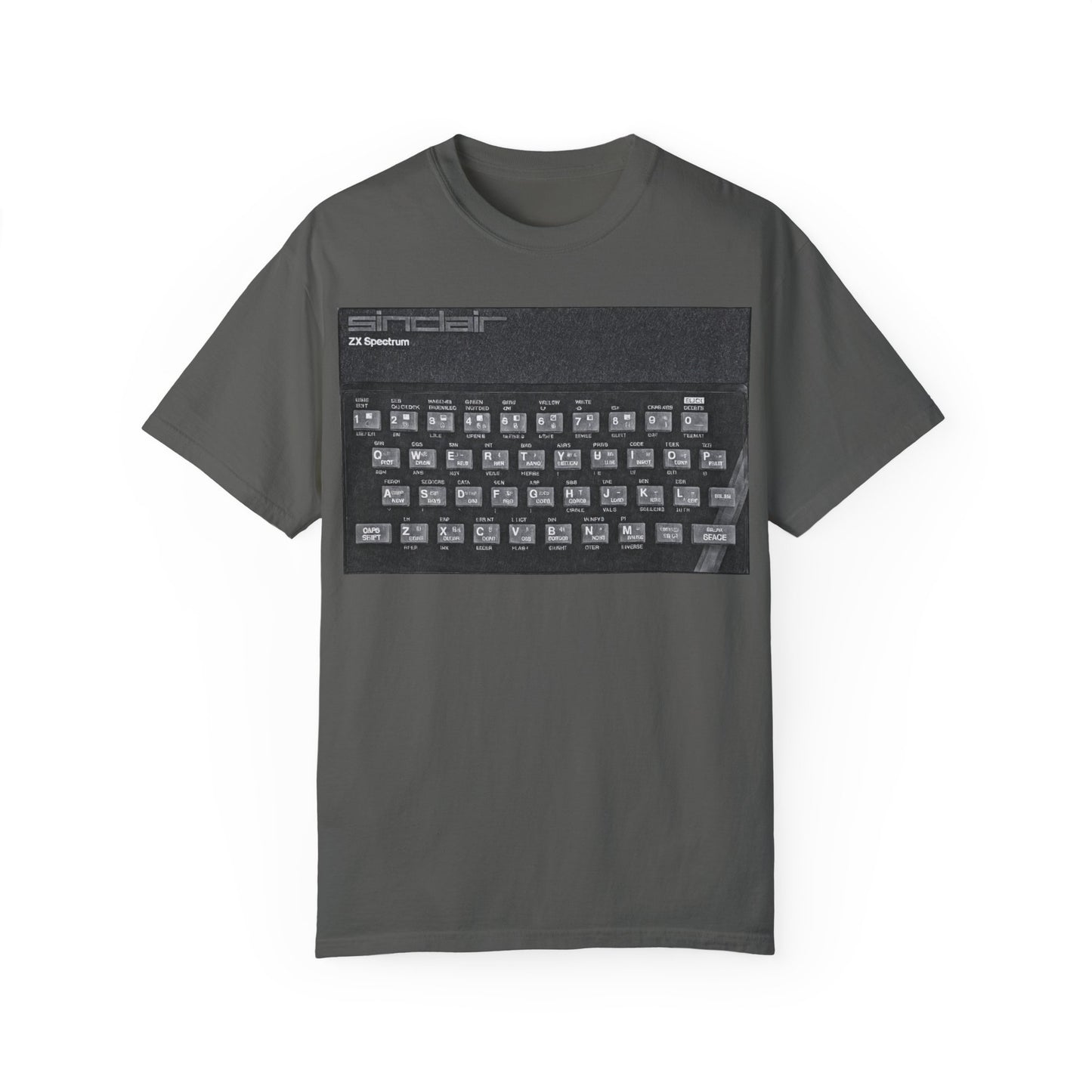 Sinclair Spectrum T-Shirt - Print Art Monochrome