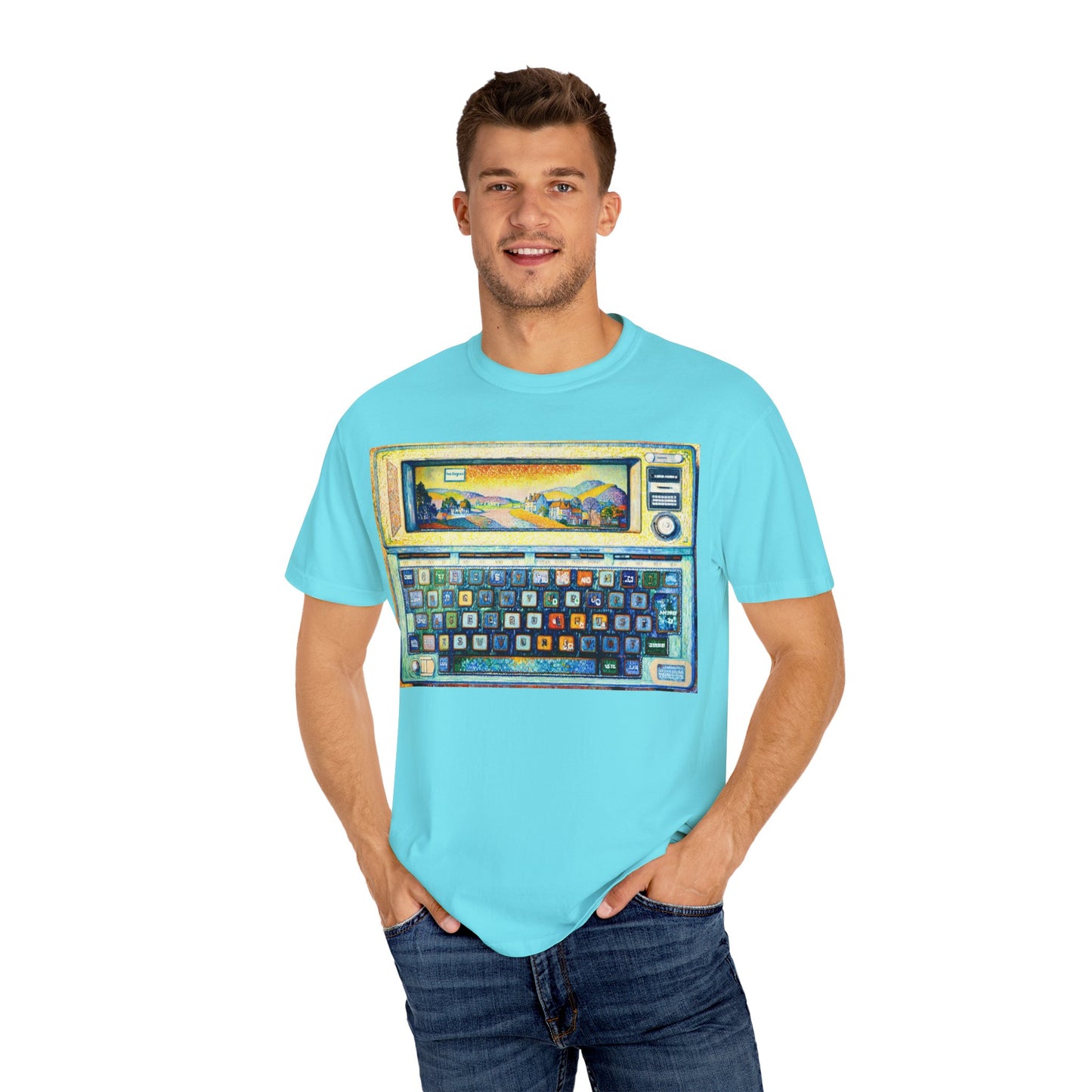Classic Laptop PC T-Shirt - Paint Art Classic