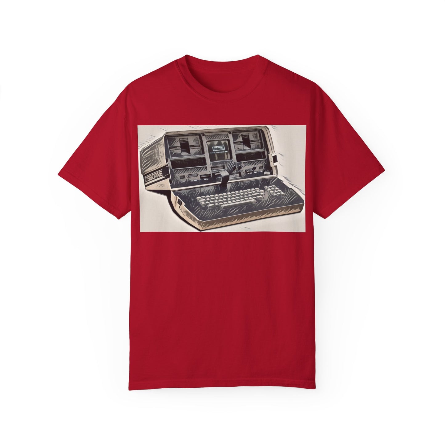 OSBORNE Computer T-Shirt - Ink Art Monochrome