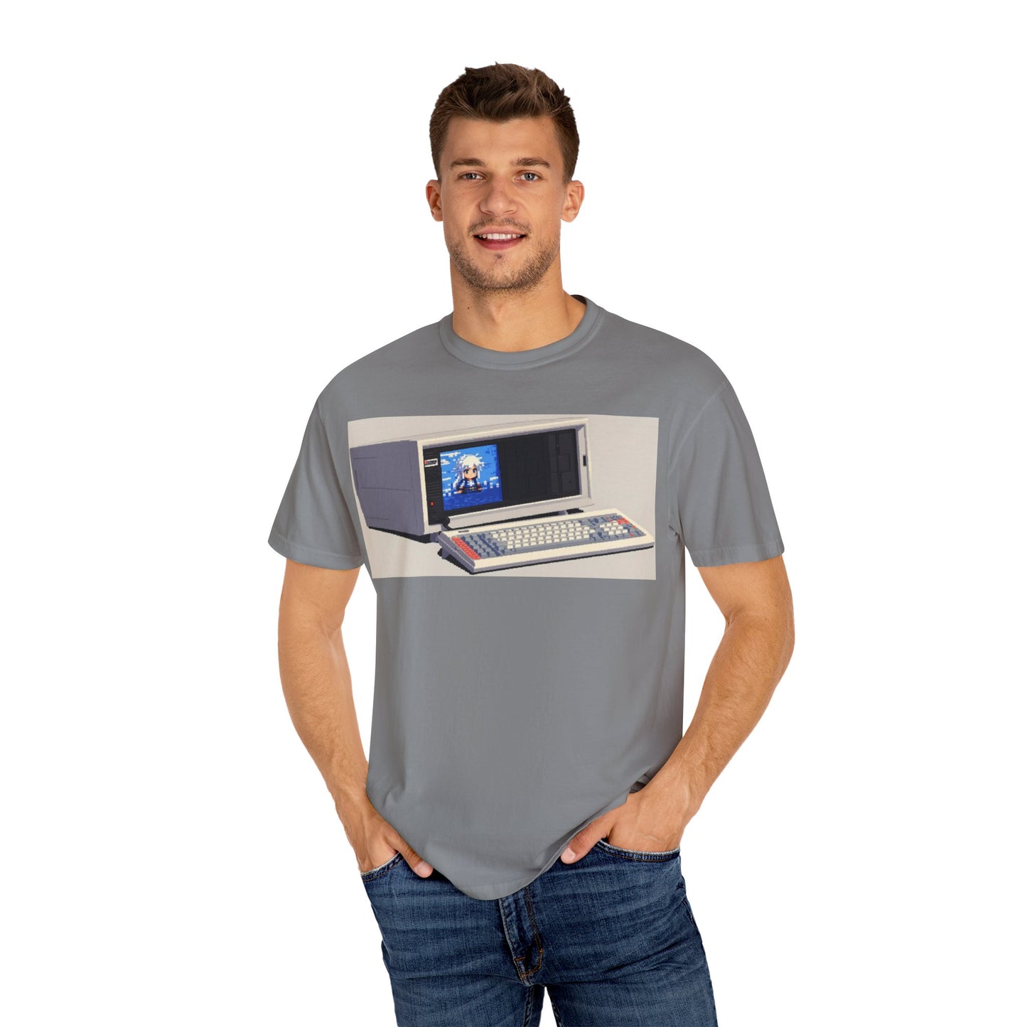 Classic Luggable PC T-Shirt - Pixel Art Color