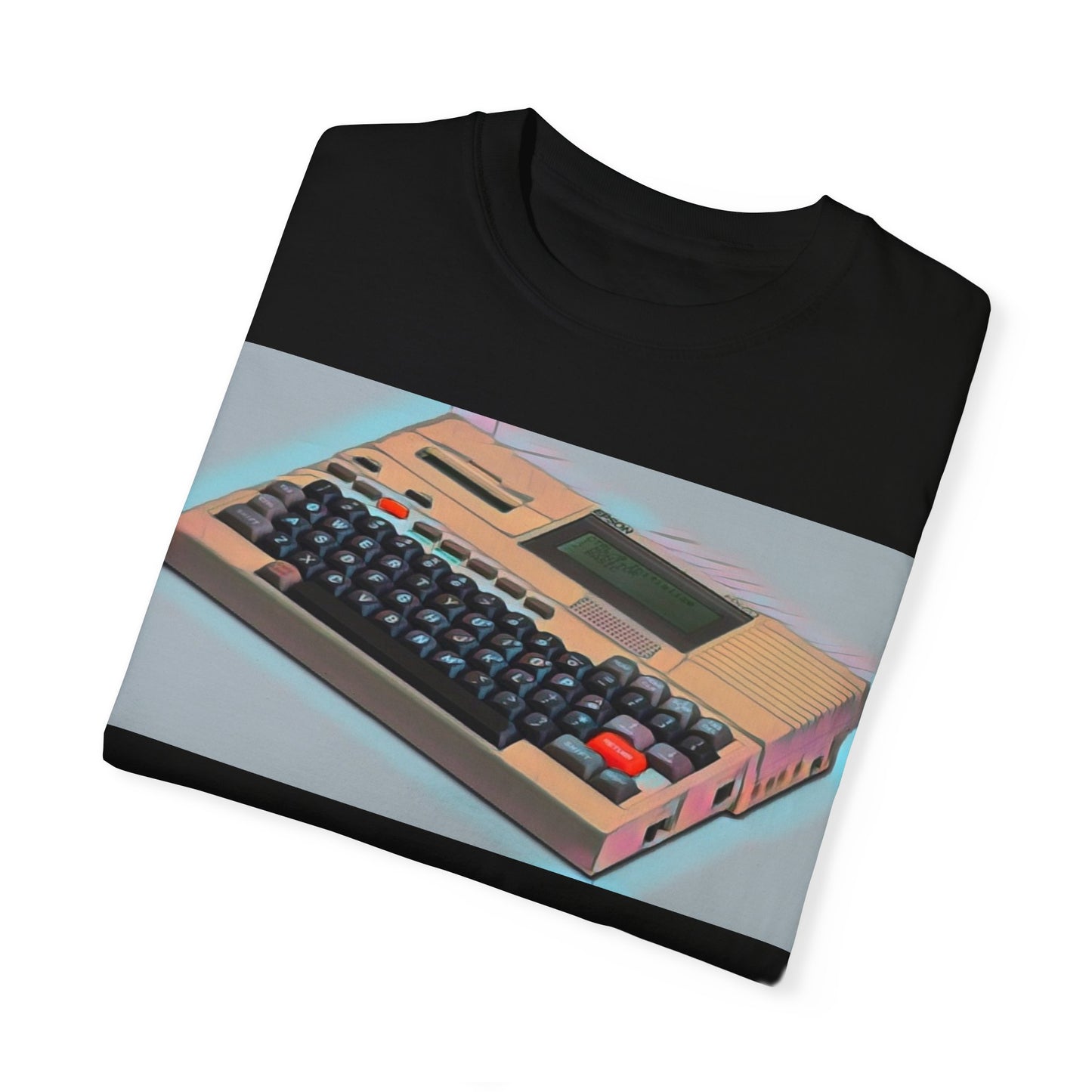 Classic Laptop Computer T-Shirt - Modern Art Color