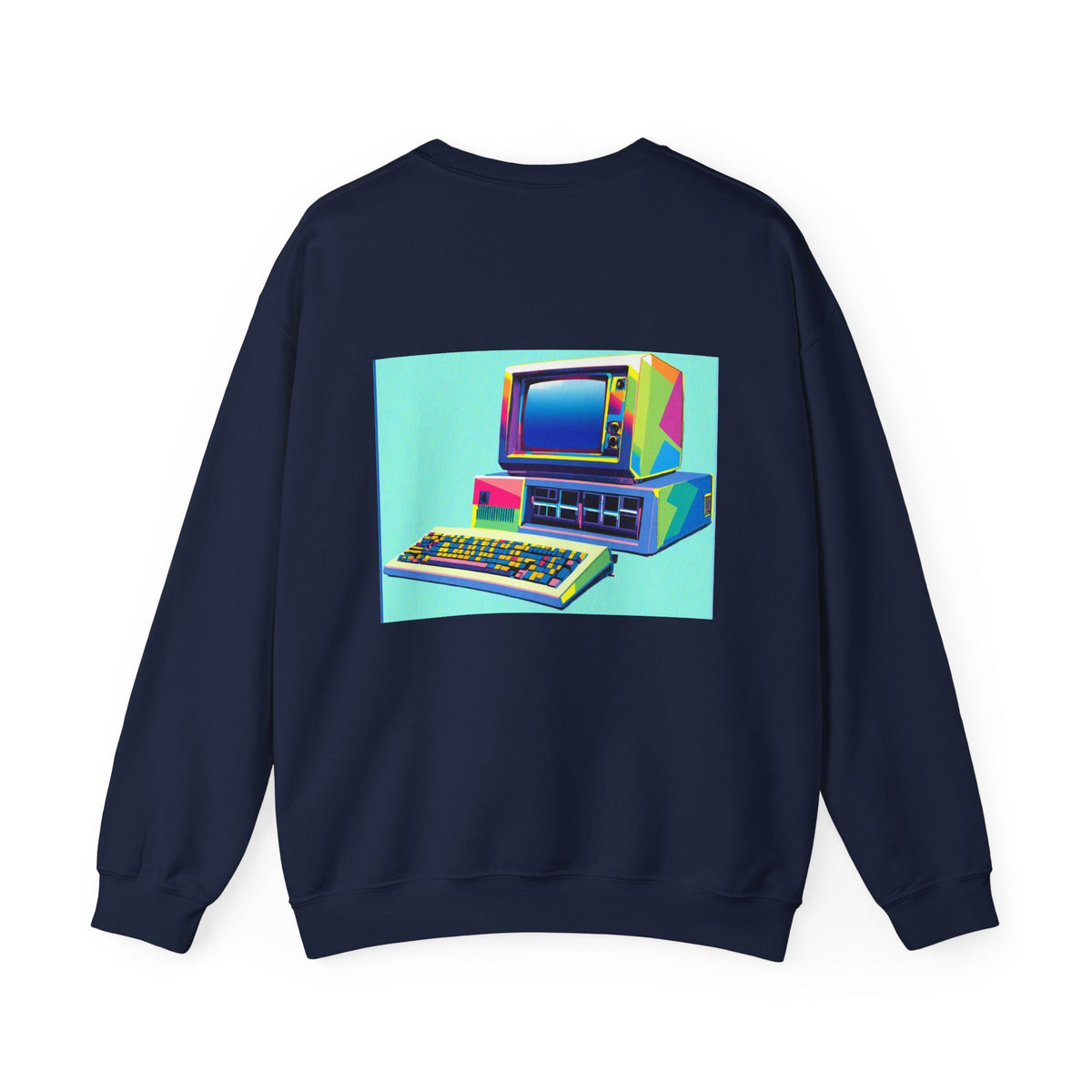 Classic PC Themed Crewneck Sweatshirt - 5150 Vintage PC Graphic