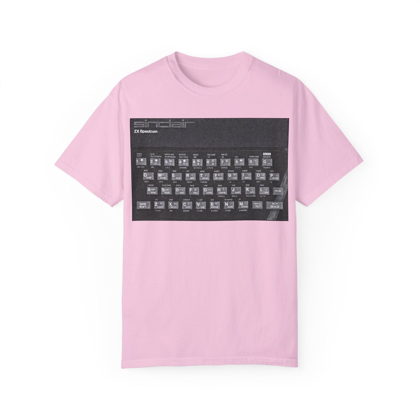 Sinclair Spectrum T-Shirt - Print Art Monochrome