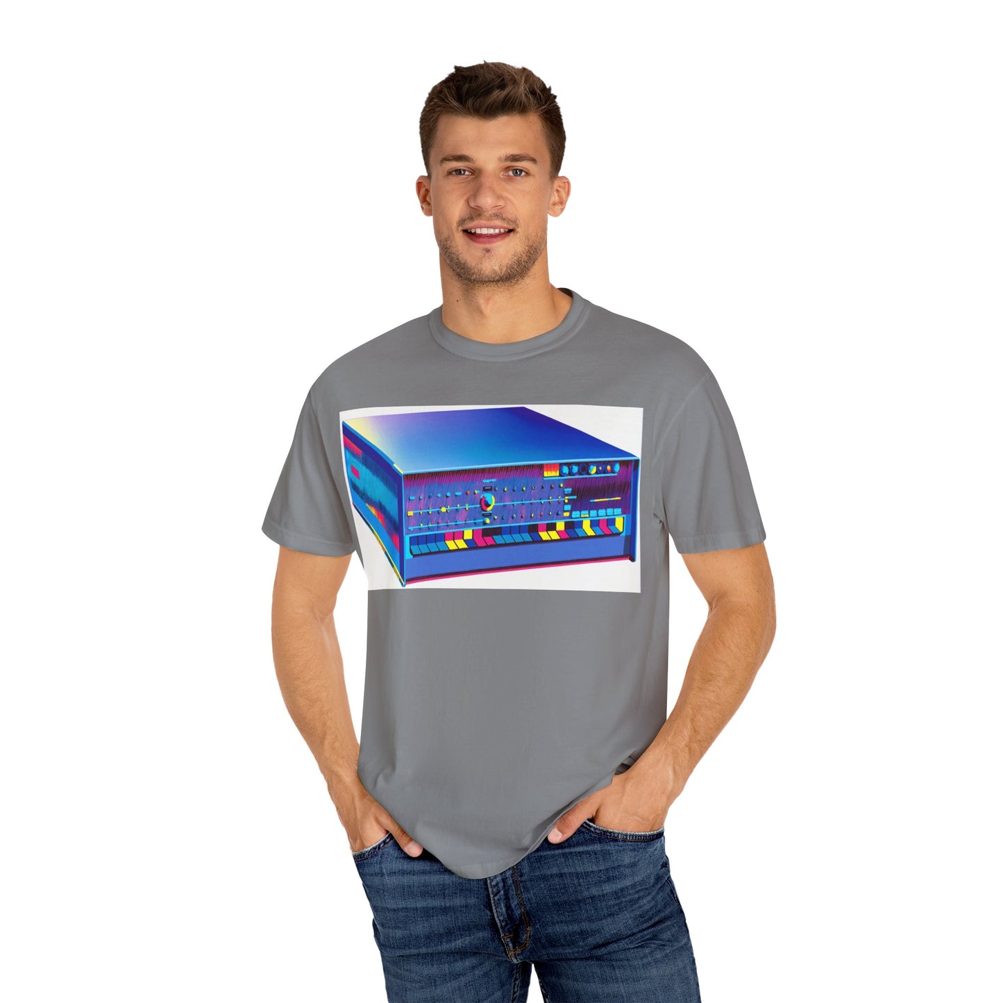 IMSAI 8080 Computer T-Shirt - Modern Art Multi-Color