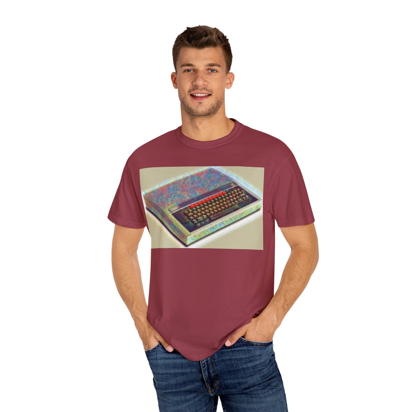 Classic Micro Computer T-Shirt - Paint Art Color