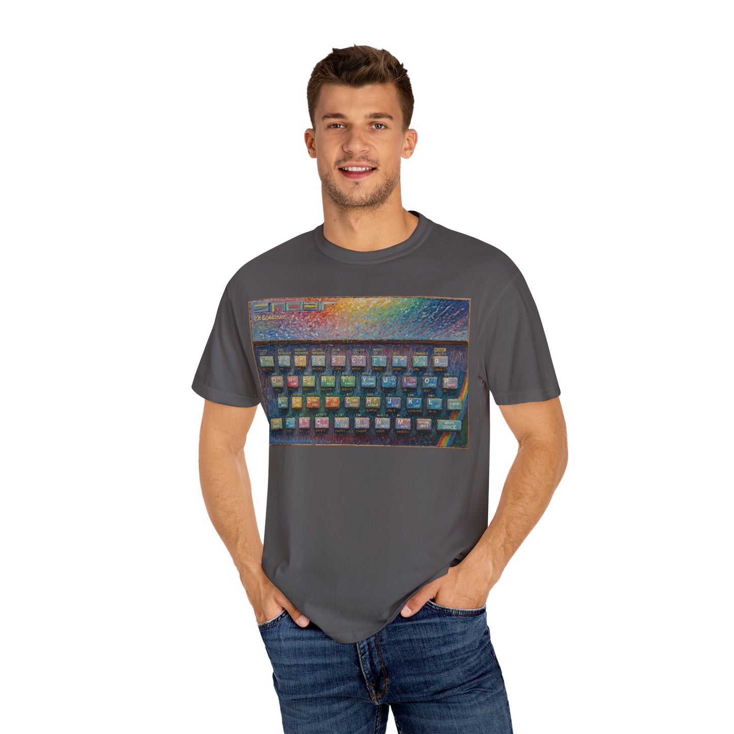 Sinclair Spectrum T-Shirt - Oil Paint Art Color