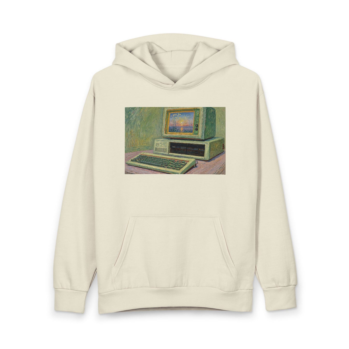 Retro Computer Hoodie — Vintage 5150 PC Graphic Pullover