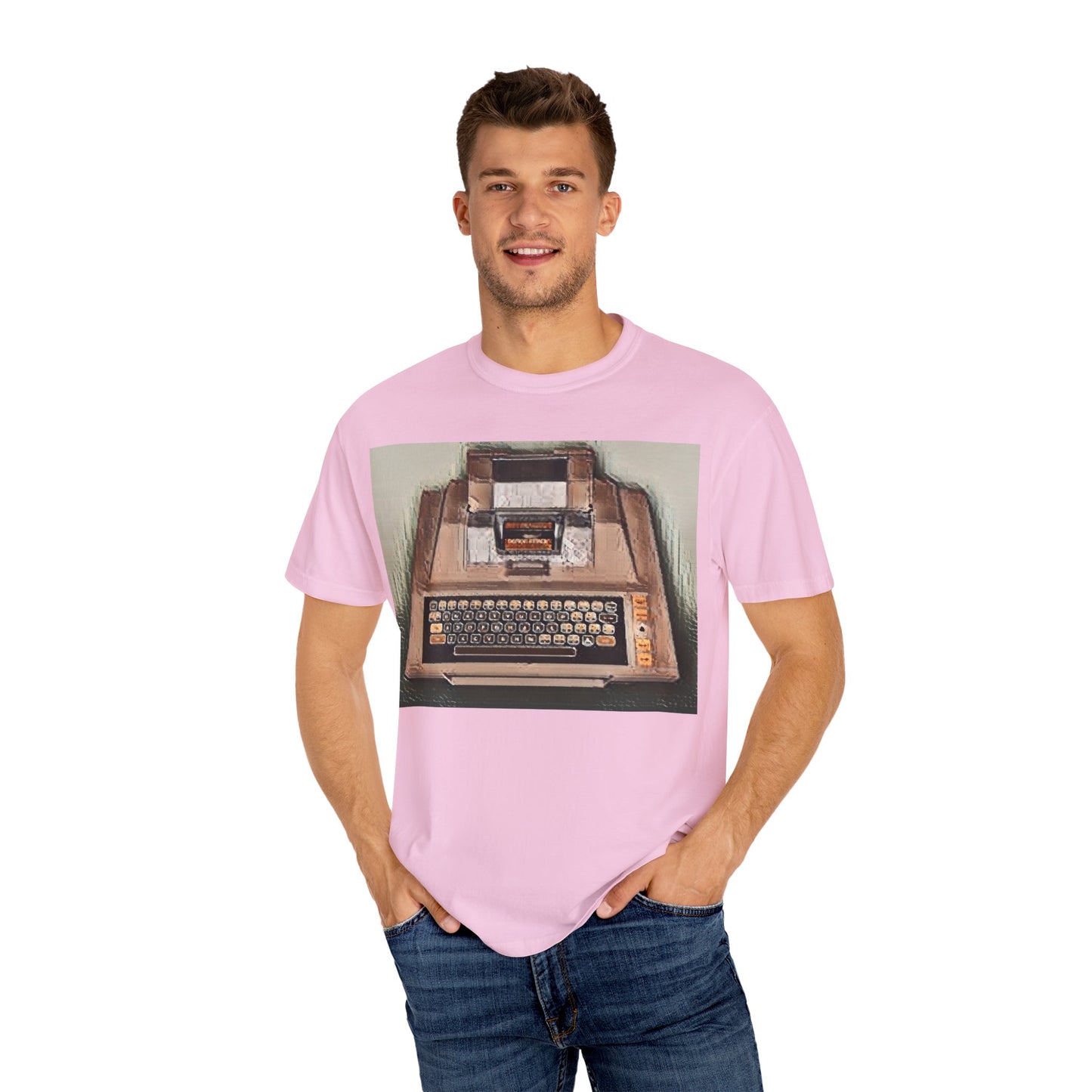 Classic 8 Bit Home Entertainment System T-Shirt   in Print Art Color | Ideal for tech enthusiasts and collectors