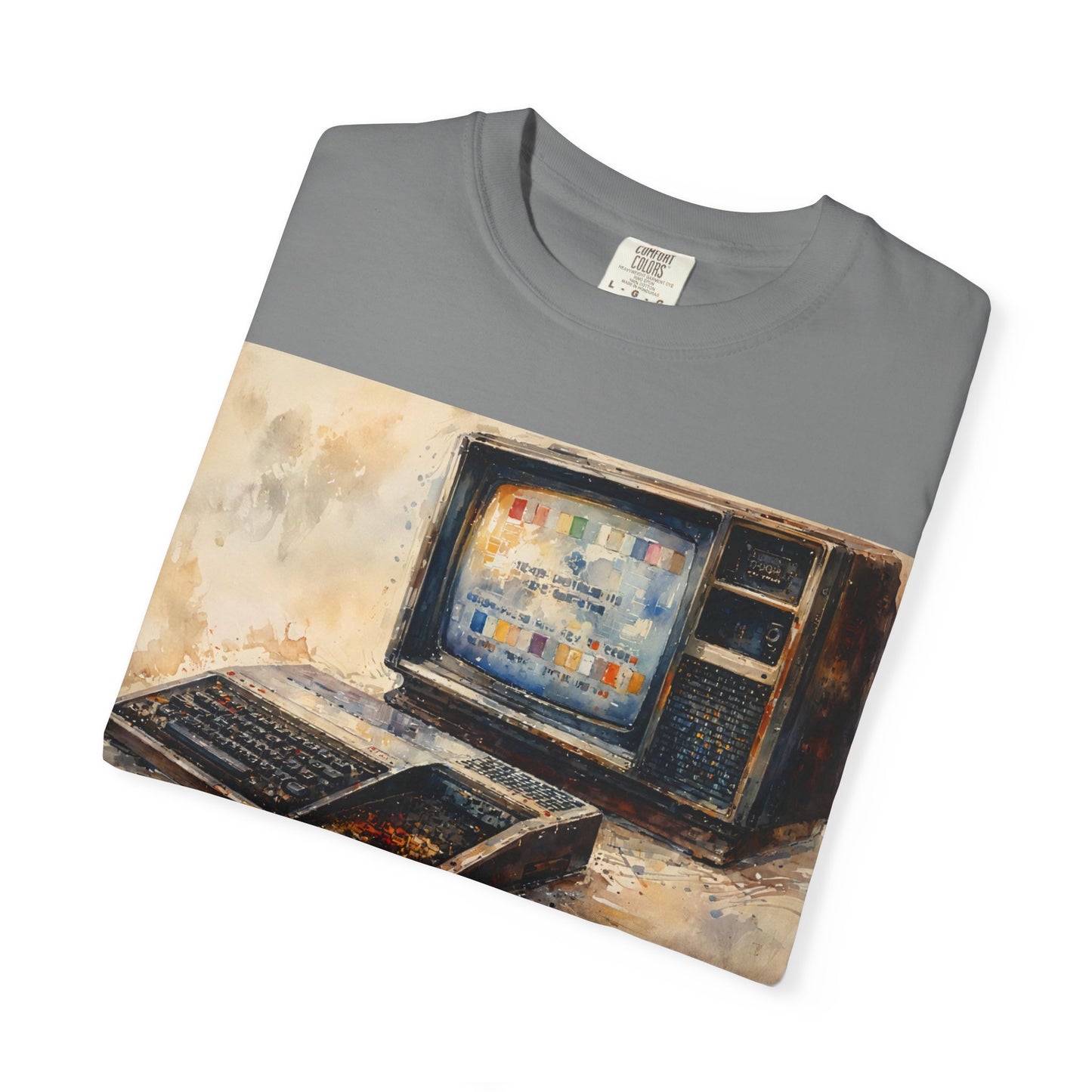 TI 99/4A Home Computer T-Shirt  | Oil Art Color | Ideal for tech enthusiasts and collectors