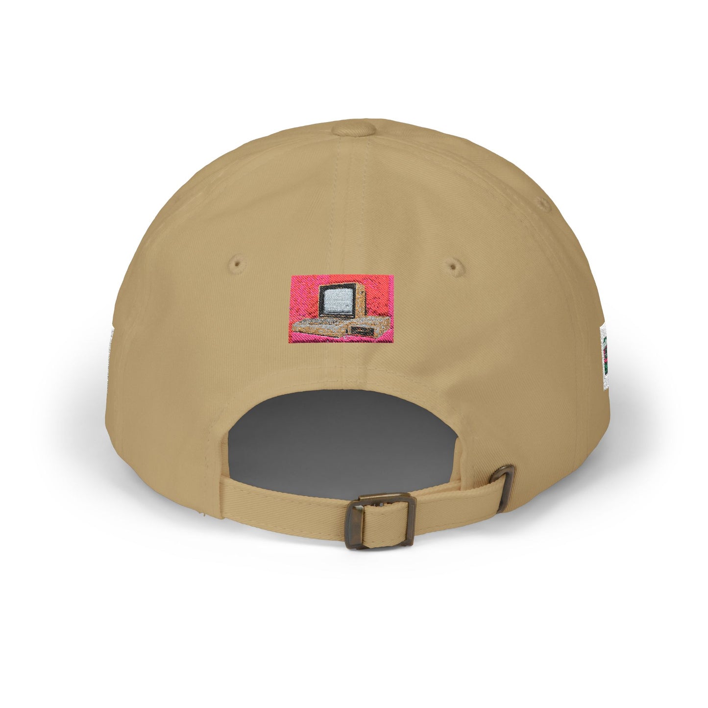Game Controller Themed Computer Cap with Retro Red Winged Snake Logo - Vintage Athletic Baseball Hat