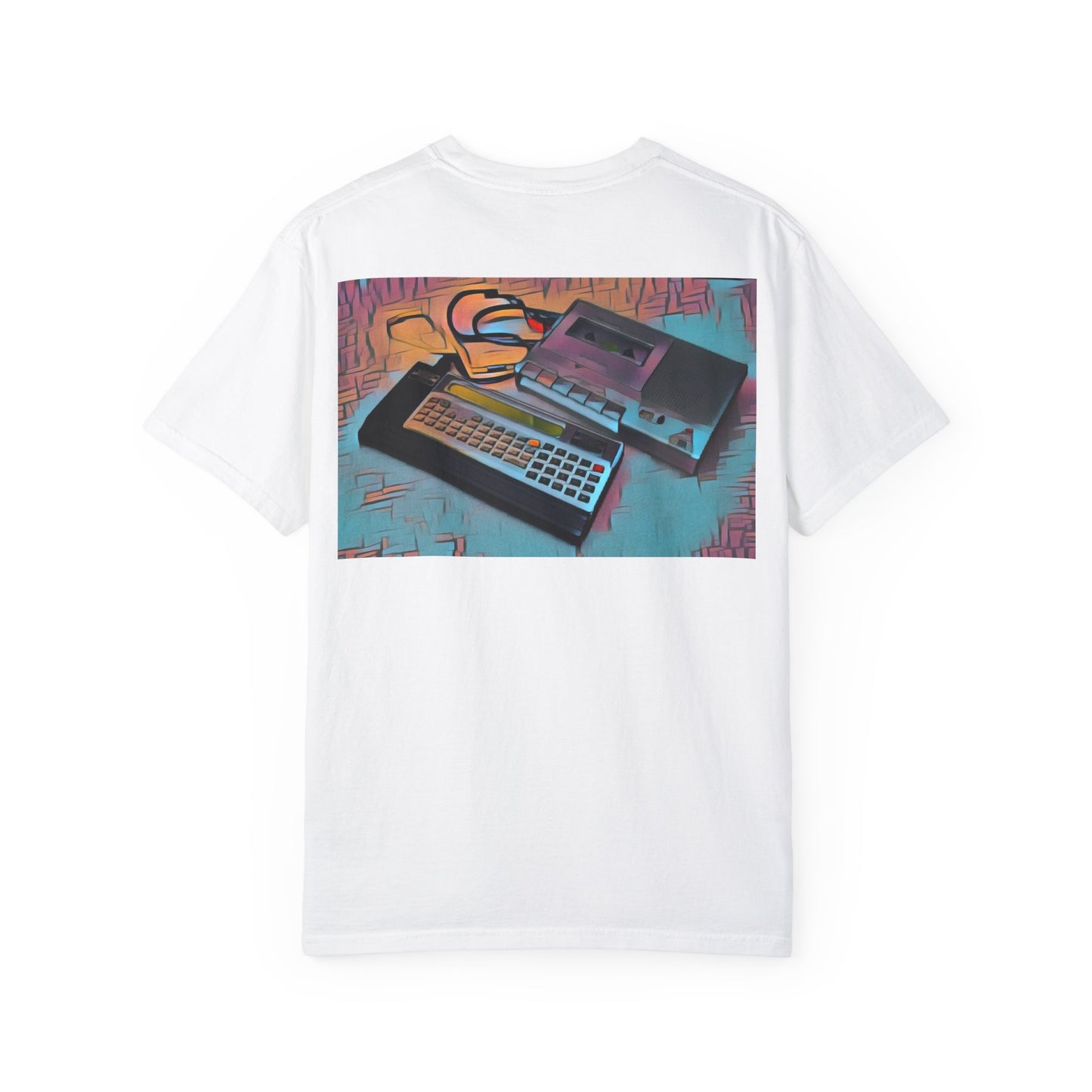 Classic Pocket PC T-Shirt - Modern Art Multi-Color