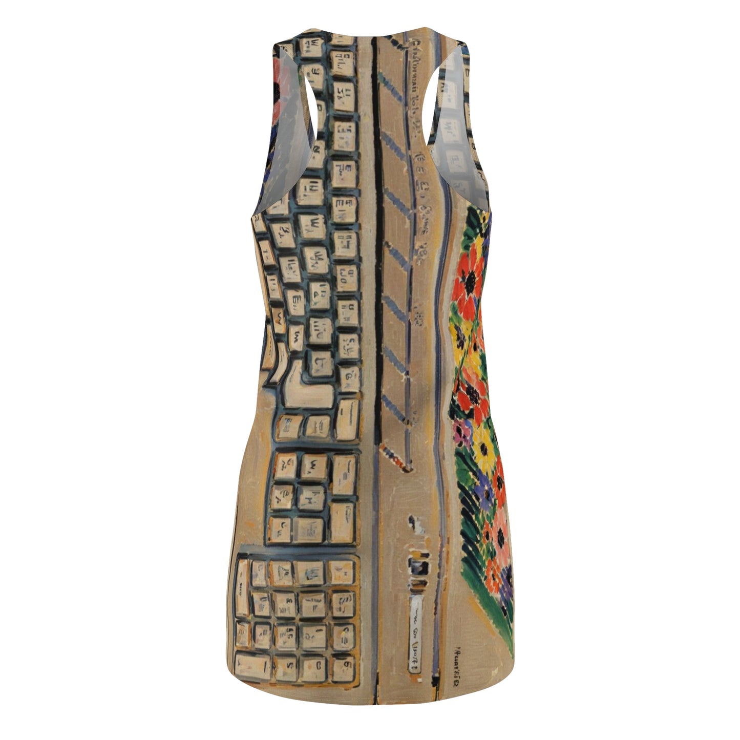 Electrifying Women's Racerback Home Computer Dress, Tech Lover Dress, Fun Party Dress, Summer Vibes Dress, Festival Outfit, Unique Gift