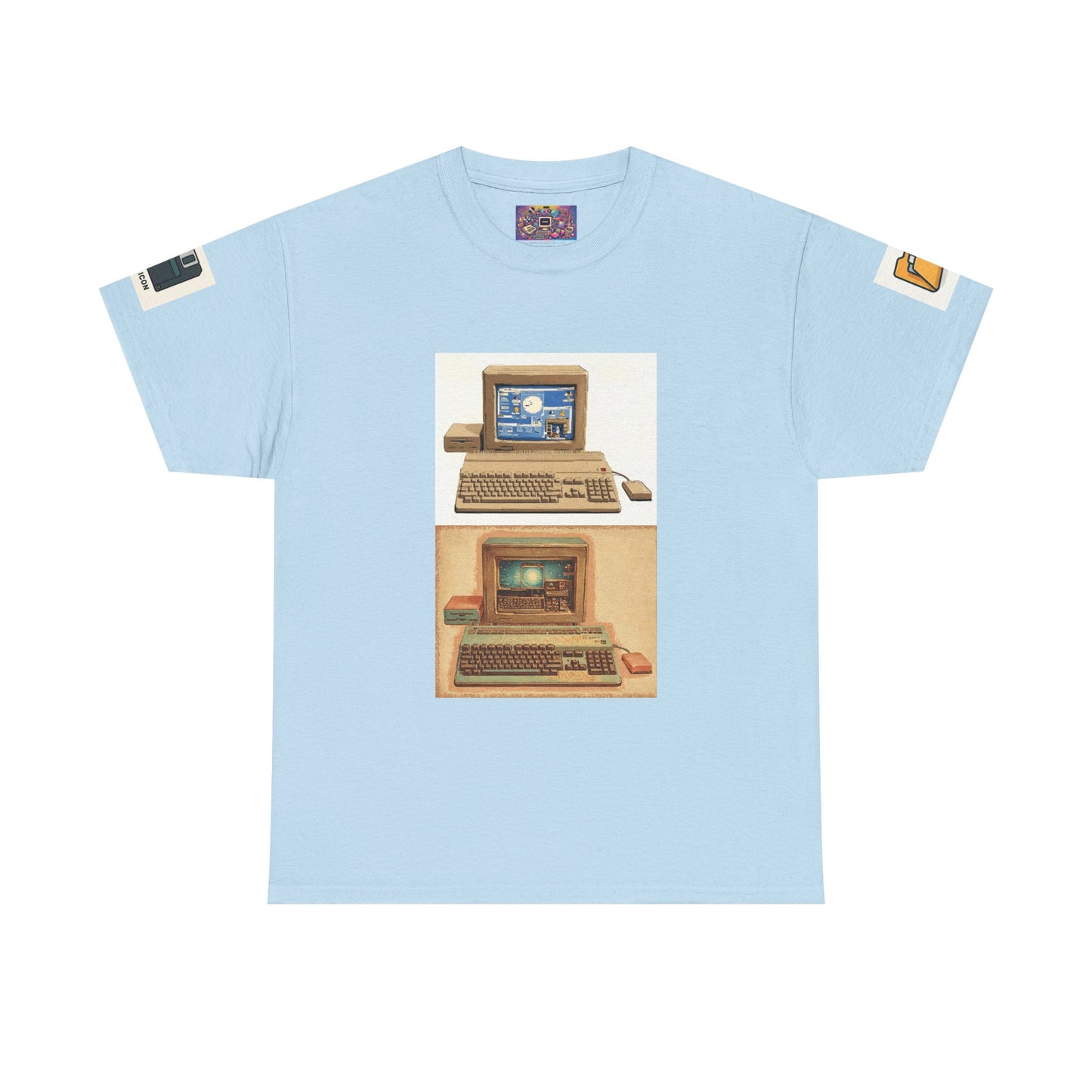 Retro Computer Tee — Vintage PC Graphic T‑Shirt for Tech Lovers