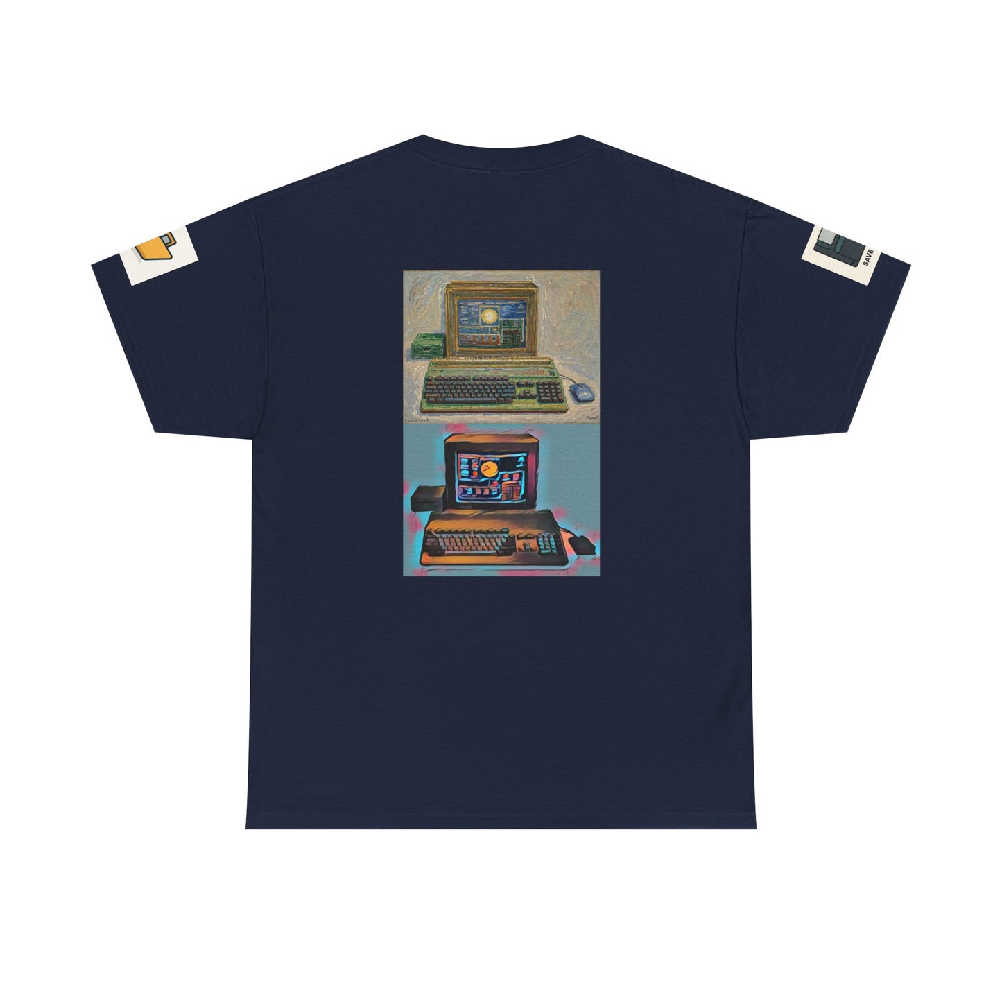 Retro Computer Tee — Vintage PC Graphic T‑Shirt for Tech Lovers