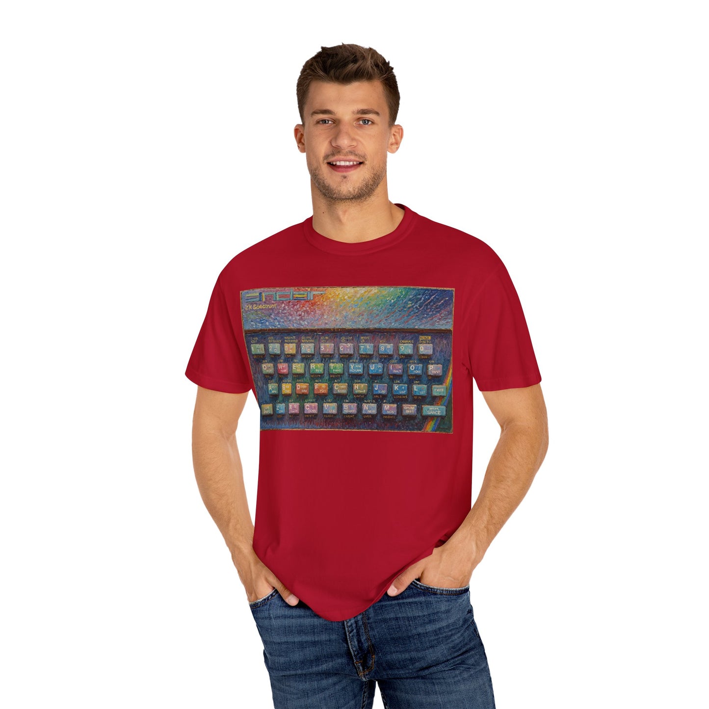 Sinclair Spectrum T-Shirt - Oil Paint Art Color