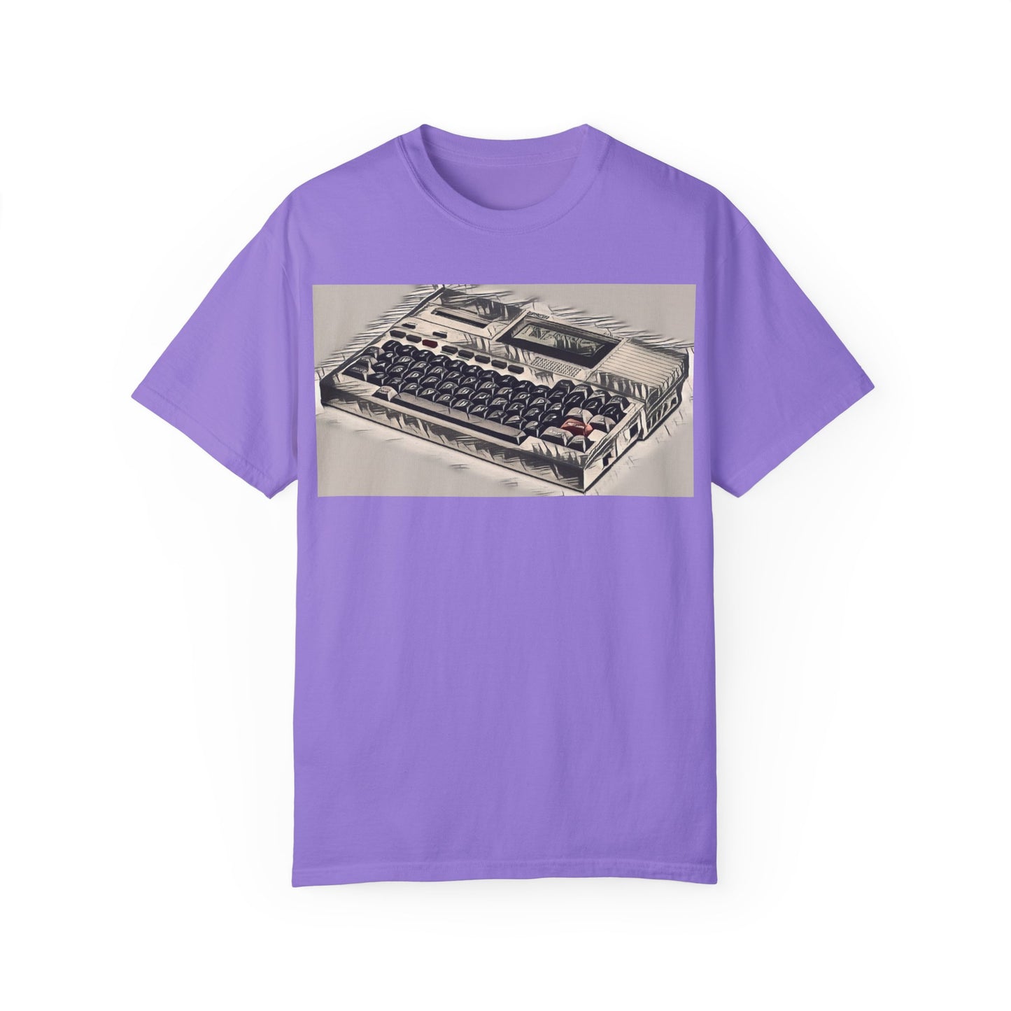 Classic Laptop Computer T-Shirt - Ink Art Limited Color