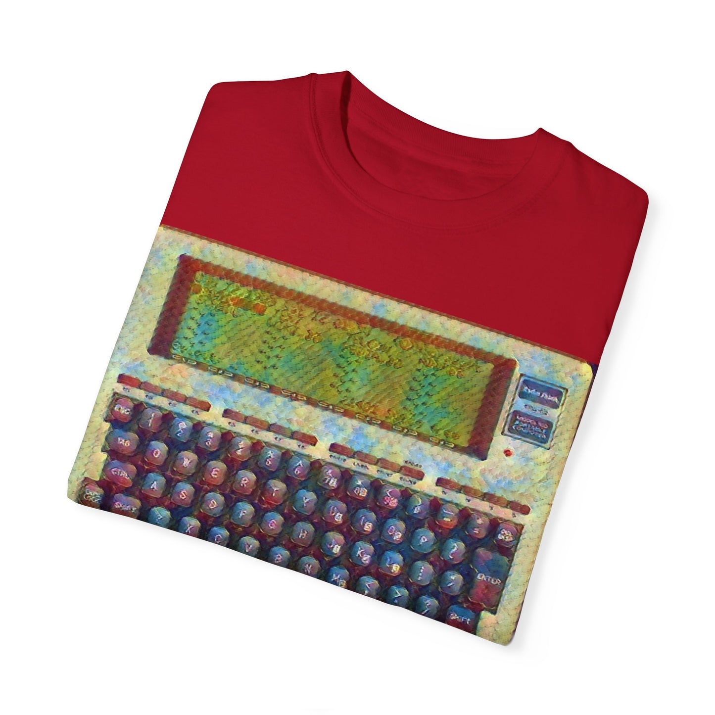 Classic Laptop PC T-Shirt - Paint Art Color
