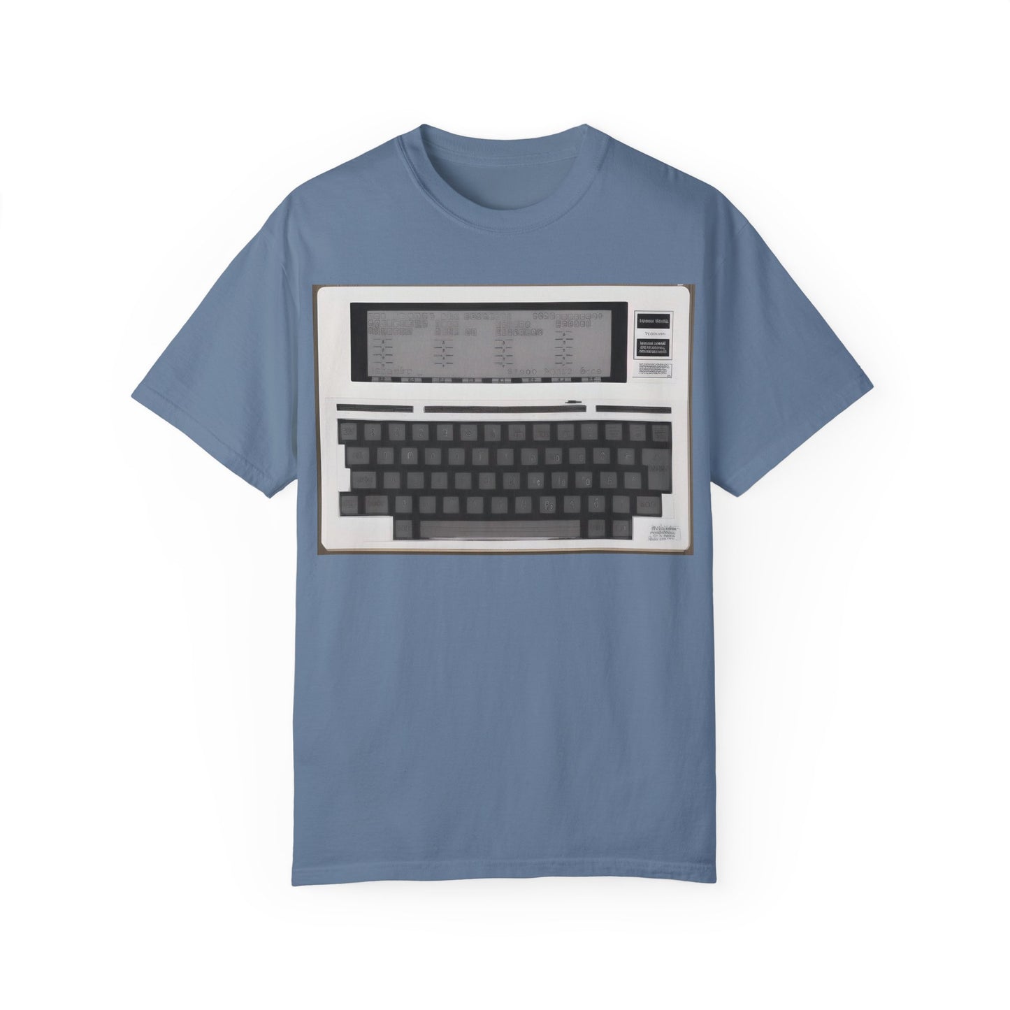 Classic Laptop PC T-Shirt - Print Art Monochrome