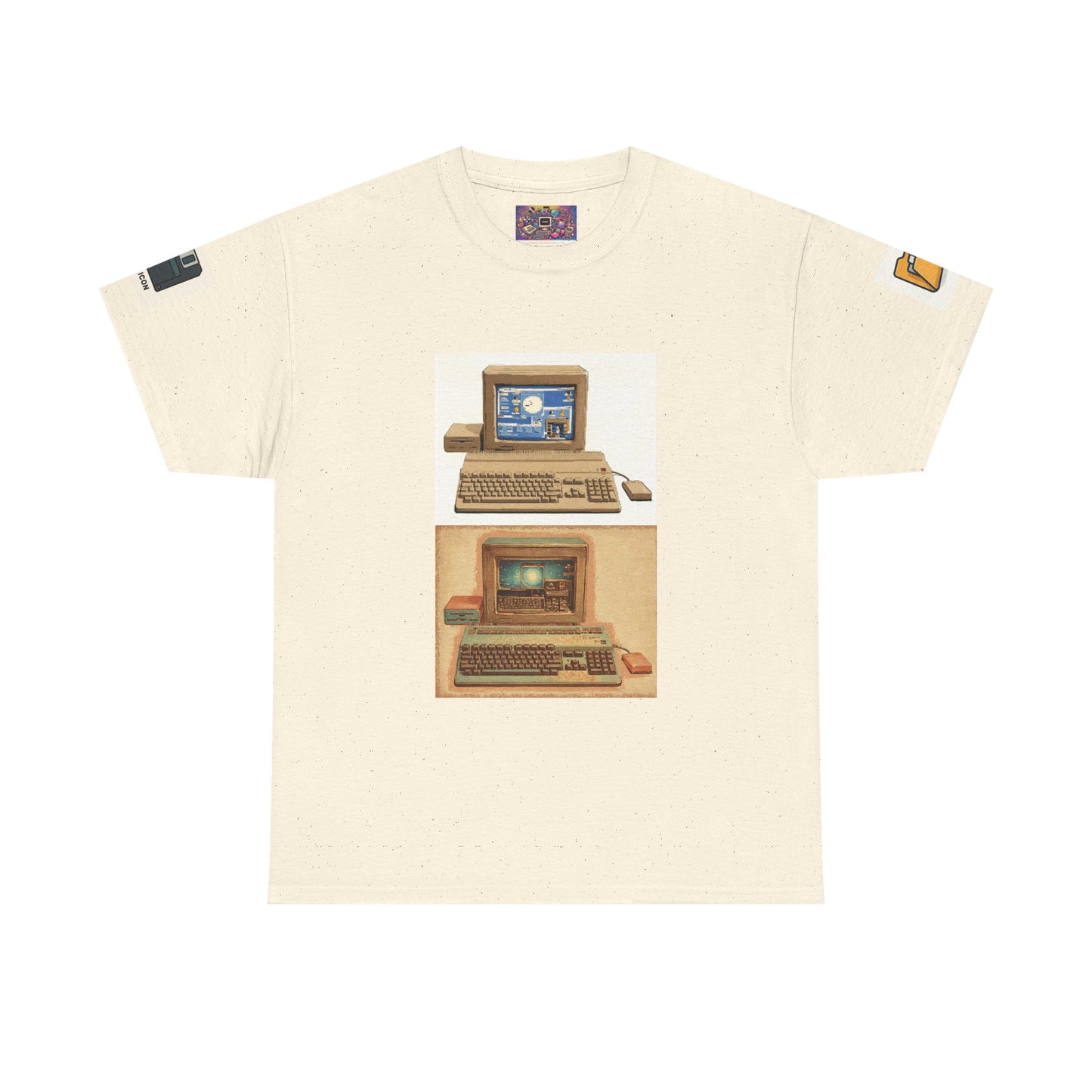 Retro Computer Tee — Vintage PC Graphic T‑Shirt for Tech Lovers