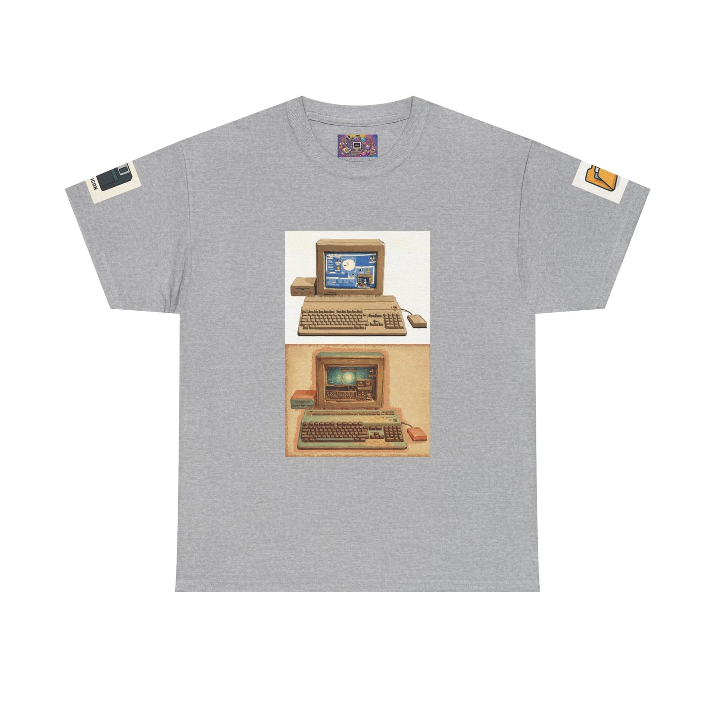 Retro Computer Tee — Vintage PC Graphic T‑Shirt for Tech Lovers