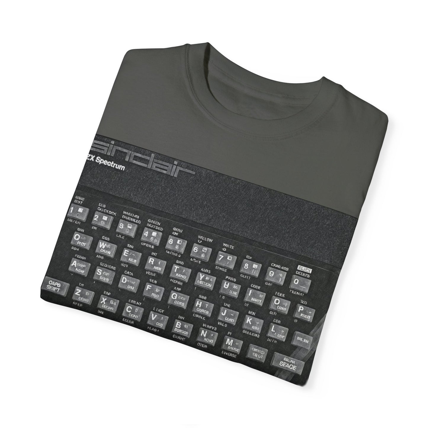 Sinclair Spectrum T-Shirt - Print Art Monochrome