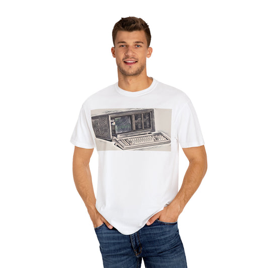 Classic Luggable PC T-Shirt - Ink Art Monochrome