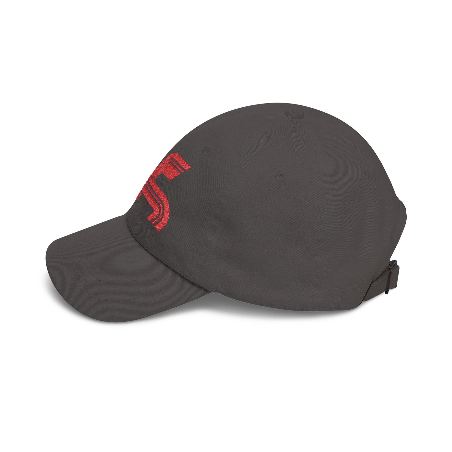 Dragon Computers Cap with Retro Red Winged Snake Logo - Vintage Athletic Baseball Hat