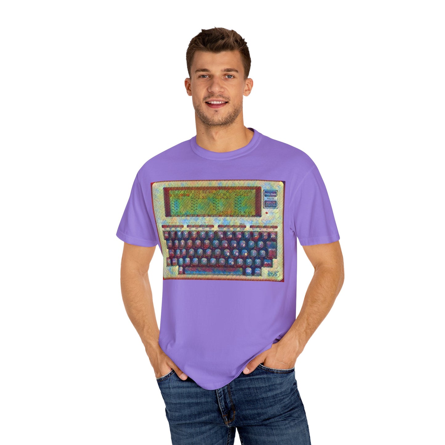 Classic Laptop PC T-Shirt - Paint Art Color