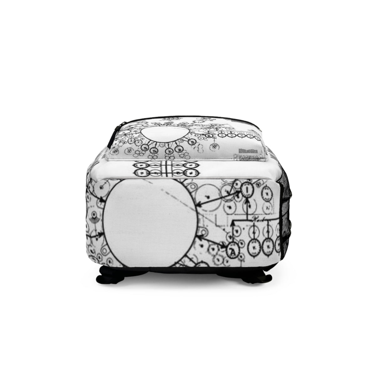 Analytical Engine themed Backpack - plain Black & White