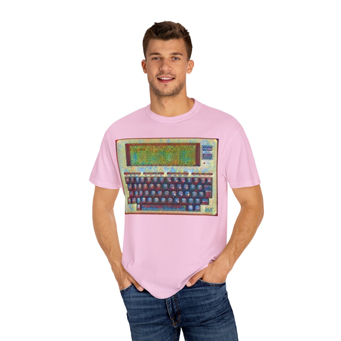 Classic Laptop PC T-Shirt - Paint Art Color