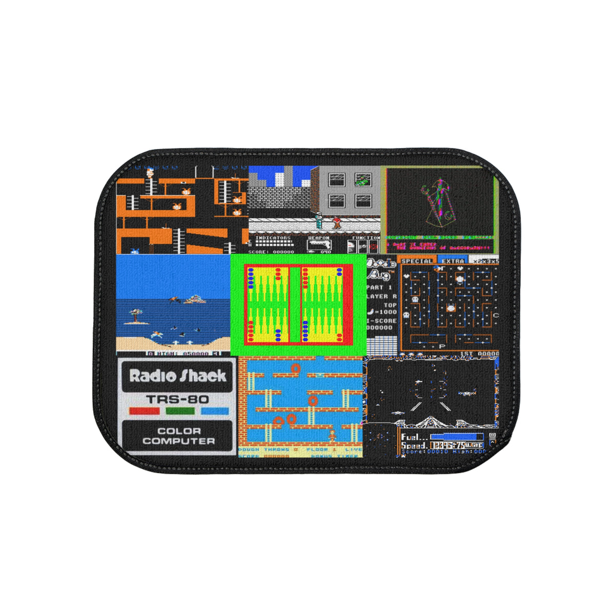 Color Computer Inspired Car Floor Mat