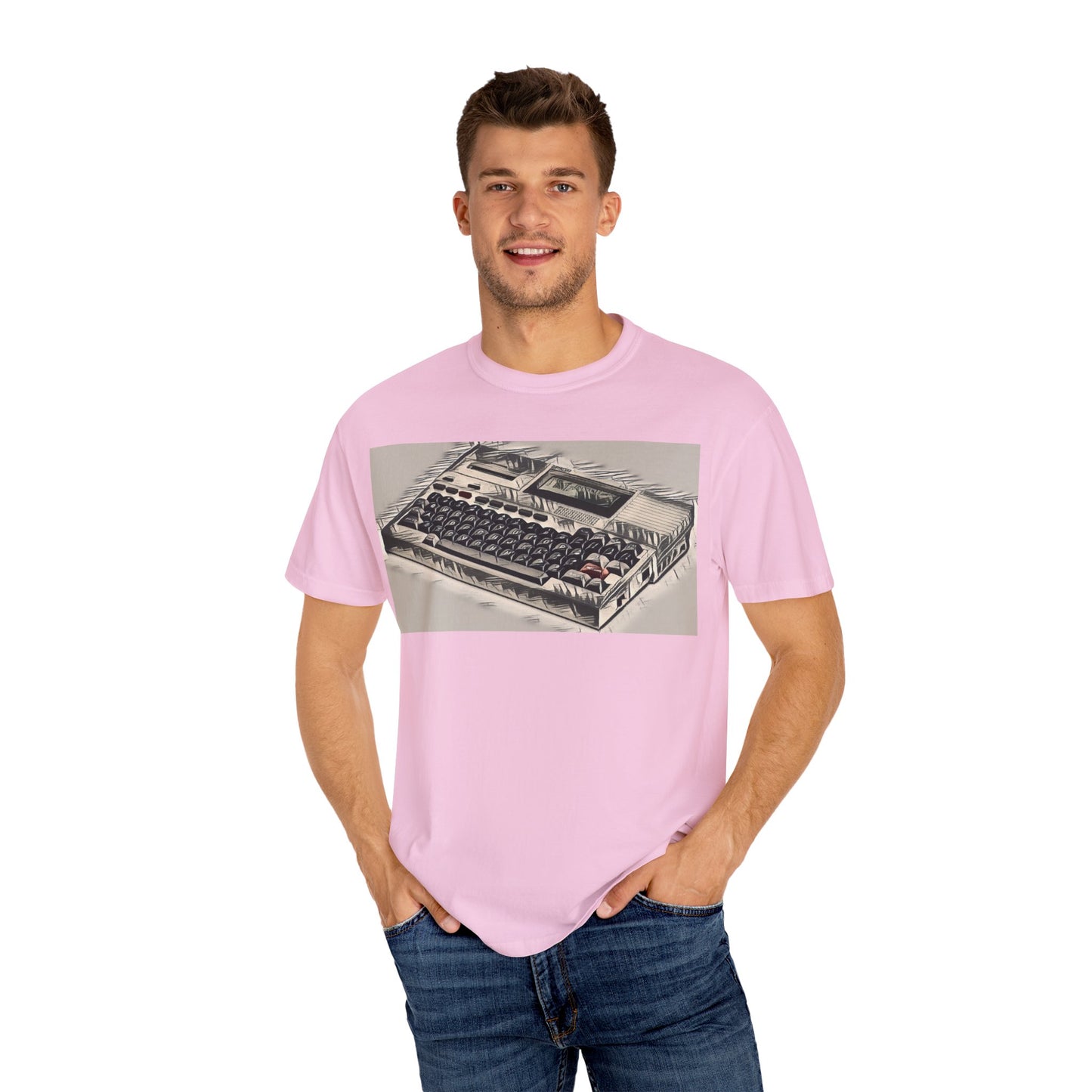 Classic Laptop Computer T-Shirt - Ink Art Limited Color