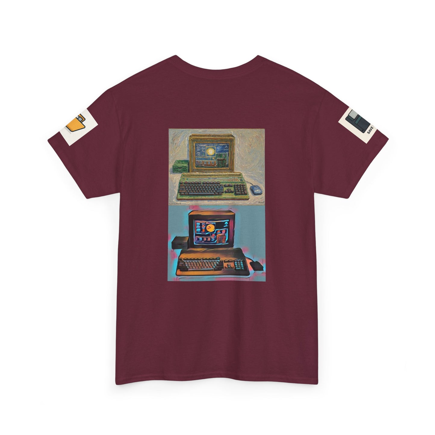 Retro Computer Tee — Vintage PC Graphic T‑Shirt for Tech Lovers