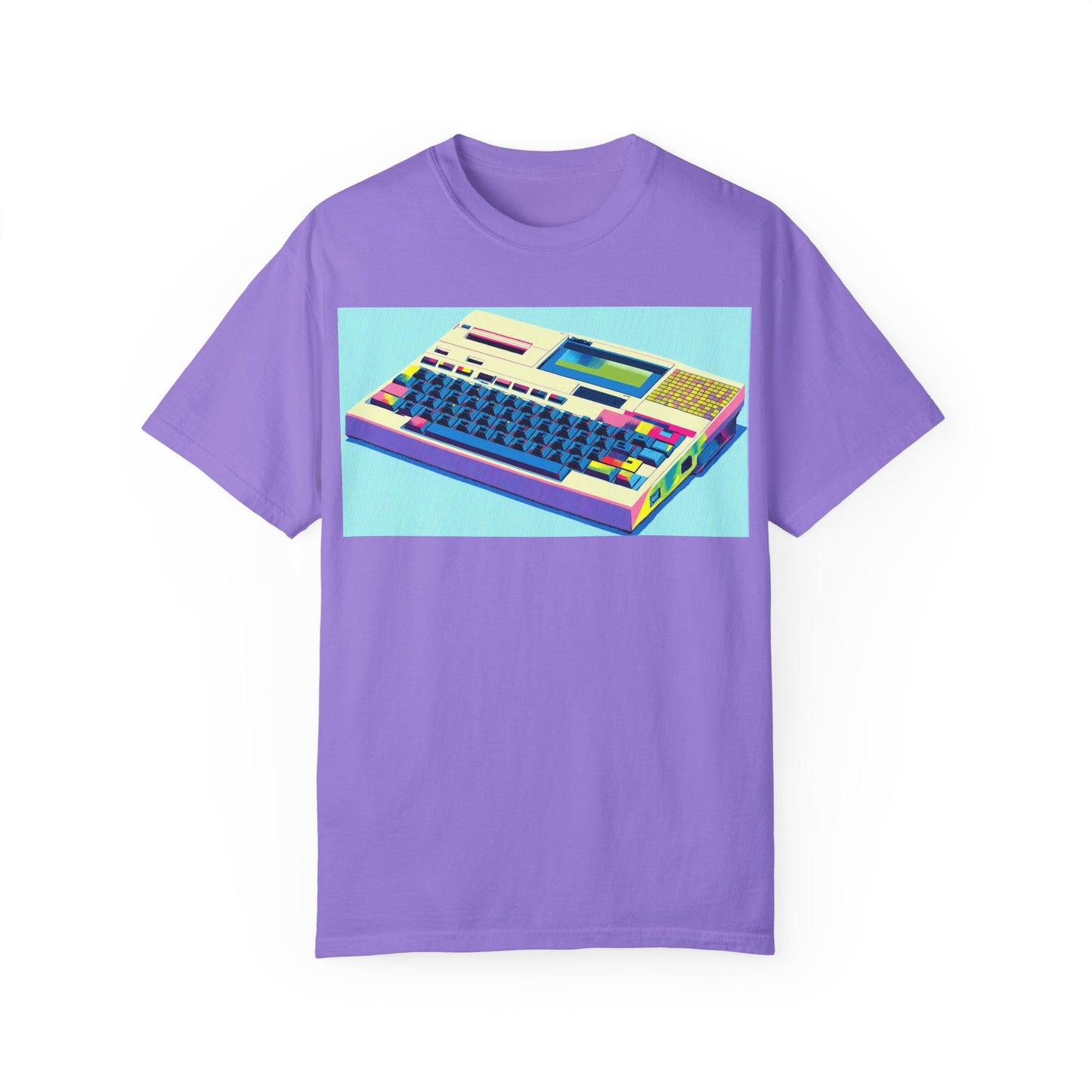 Classic Laptop Computer T-Shirt - Print Art Multi-Color