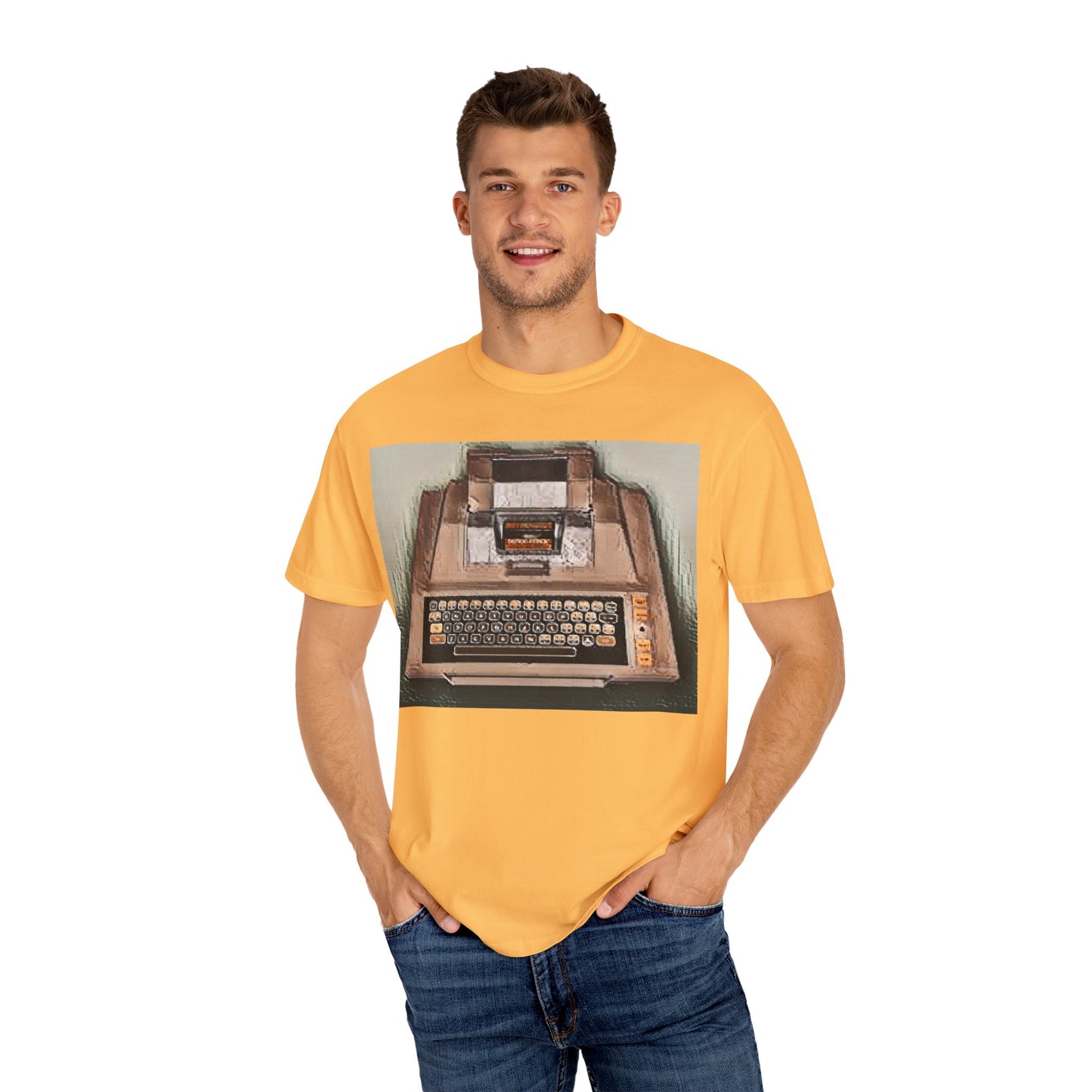 Classic 8 Bit Home Entertainment System T-Shirt   in Print Art Color | Ideal for tech enthusiasts and collectors