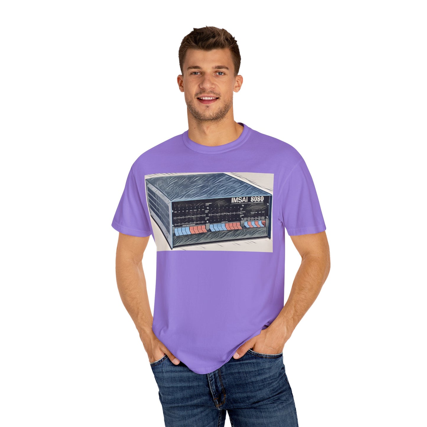 IMSAI 8080 Computer T-Shirt - Ink Art Limited Color