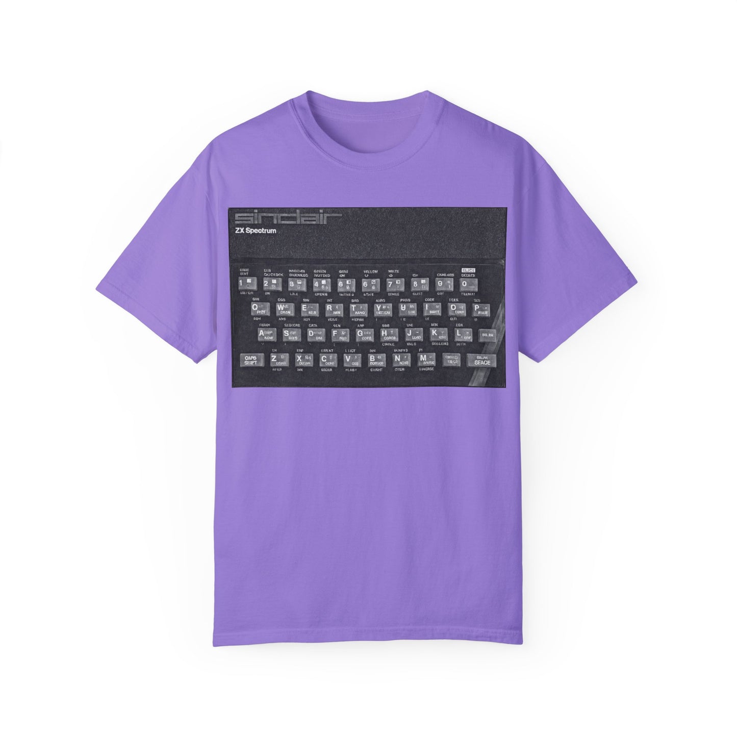 Sinclair Spectrum T-Shirt - Print Art Monochrome