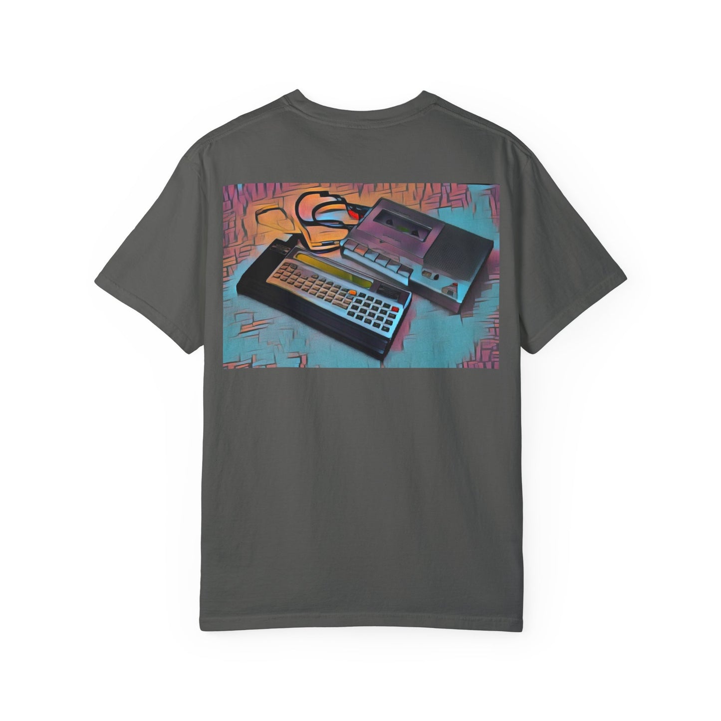 Classic Pocket PC T-Shirt - Modern Art Multi-Color