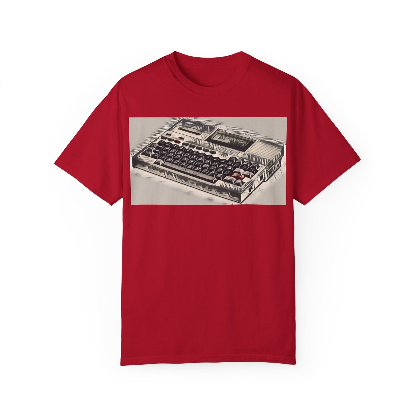 Classic Laptop Computer T-Shirt - Ink Art Limited Color
