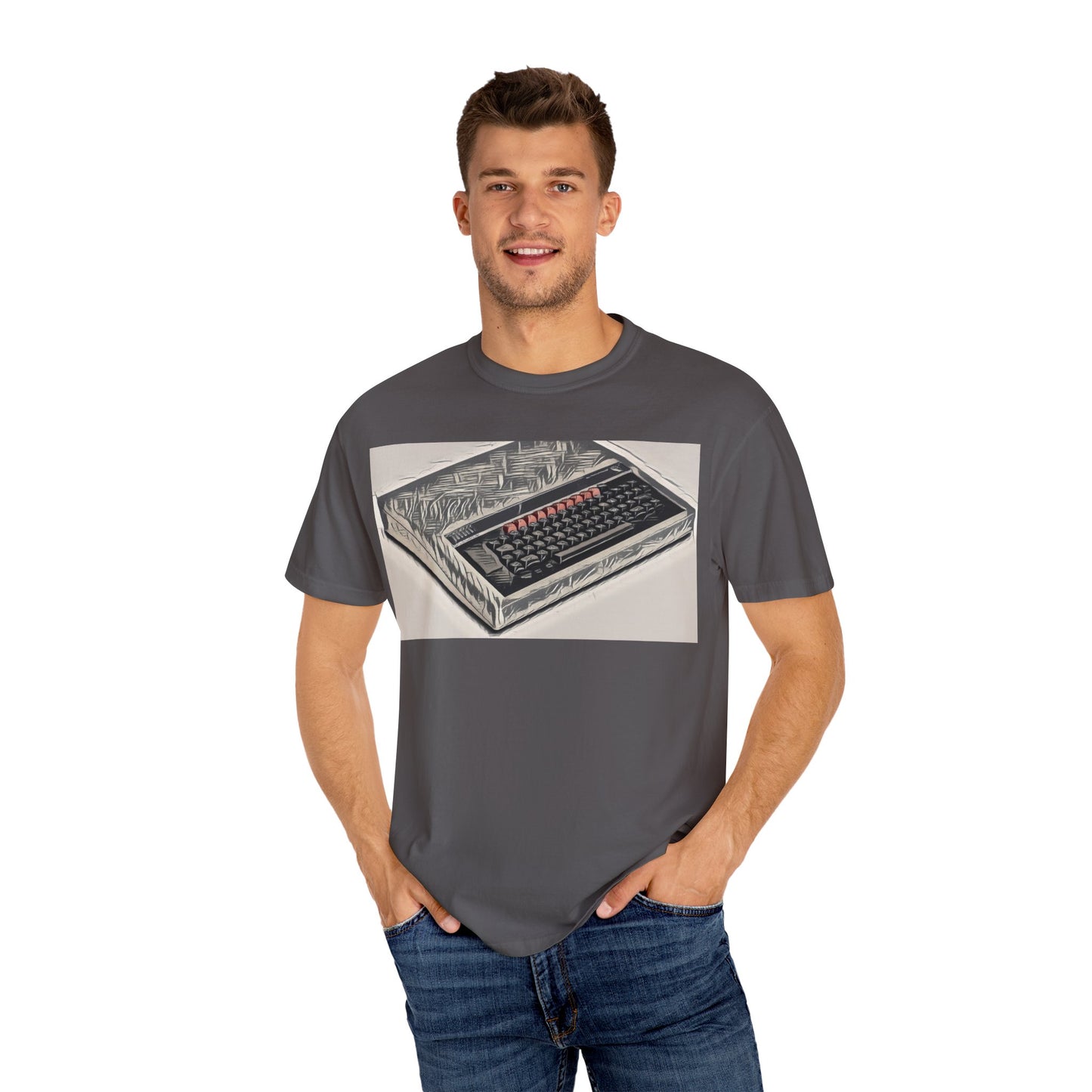 Classic Micro Computer T-Shirt - Ink Art Limited Color