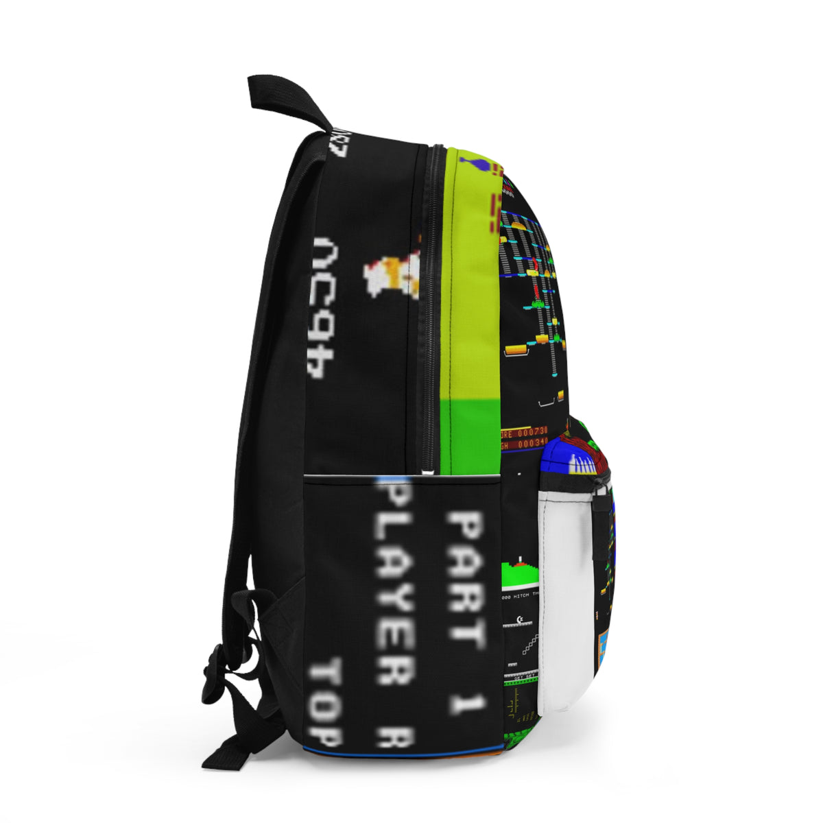 Color Computer Backpack — 8-Bit Pixels Video Game Print