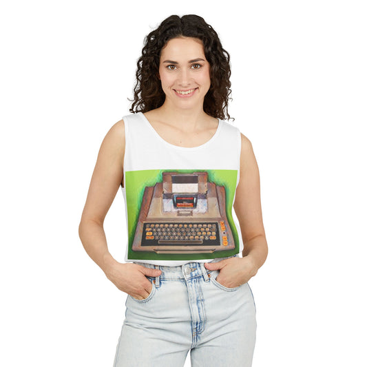 Classic 8 Bit Home Computer Tank Top | Unisex Retro Graphic Tee for Tech Lovers, Summer Fashion, Gift for Nerds, Festival Wear, 80s Style