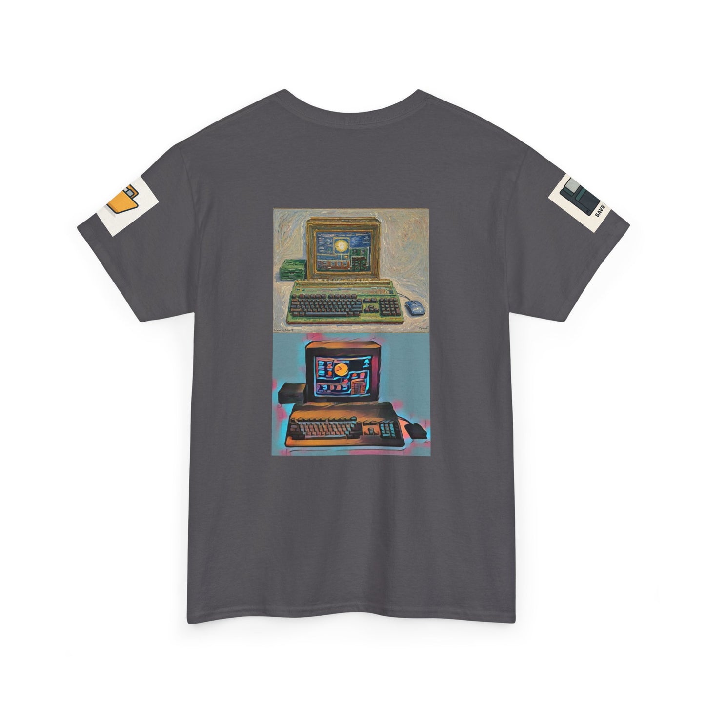 Retro Computer Tee — Vintage PC Graphic T‑Shirt for Tech Lovers