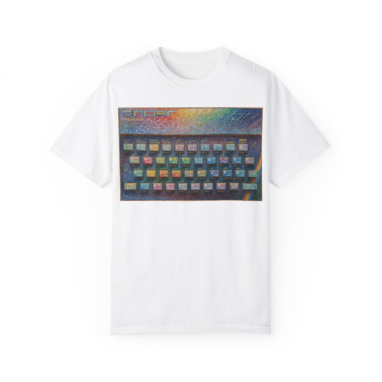 Sinclair Spectrum T-Shirt - Oil Paint Art Color